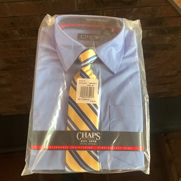 New Boys 4-20 Chaps Solid Shirt &
Tie Set size 8 SALE‼️‼️‼️ - Picture 5 of 5
